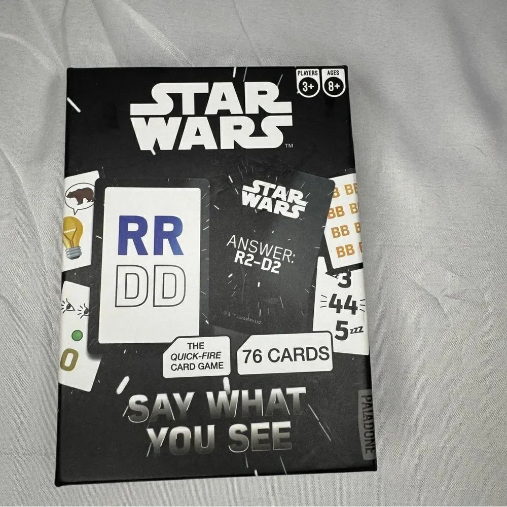 Star Wars: Say What You See Card Game
